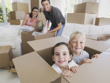 Removal van moving items for a Balham home move