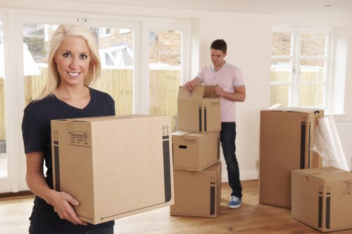 Removal team preparing a home move in Balham