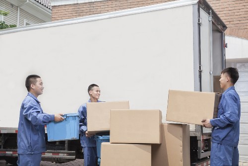Organised packing materials for a residential or office move in Balham