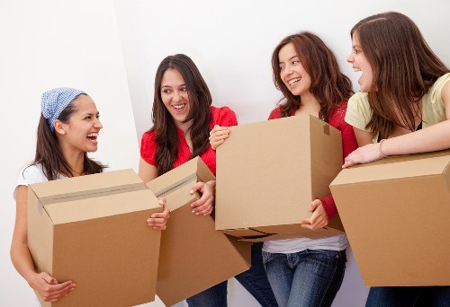 Balham removals team preparing for a same day collection in South London