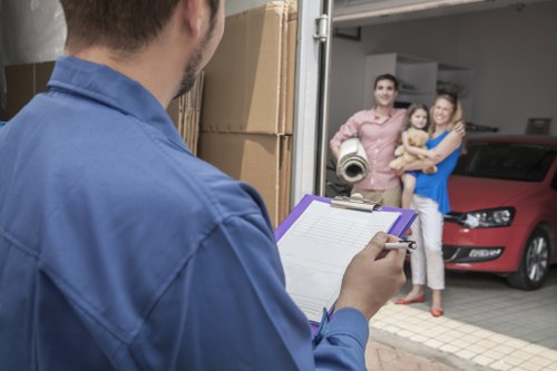Removal van team preparing a safe move in Balham