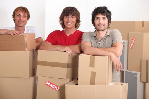 Moving van outside a Balham property for a local move