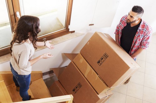 Office furniture and equipment for a commercial move