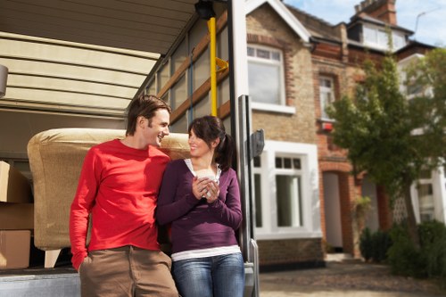 Checklist and packing materials for a local house move